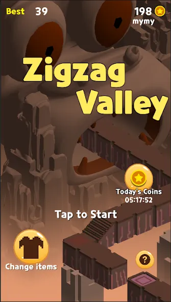 Взлом Zigzag Valley,Endless game  [МОД Много денег] — последняя версия apk на Андроид screen 1