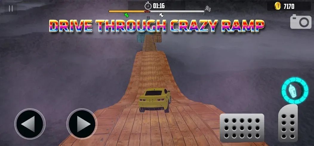 Взломанная Ramp Car Stunt Challenge (Рамп Кар Стант Челлендж)  [МОД Mega Pack] — полная версия apk на Андроид screen 3