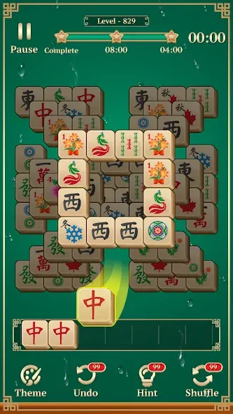 Взлом Mahjong Solitaire: 3 Tiles (Маджонг Классик)  [МОД Menu] — полная версия apk на Андроид screen 2