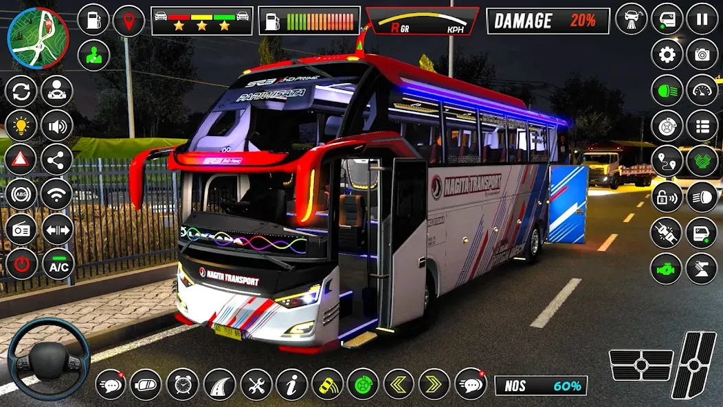 Скачать взломанную Euro Bus Simulator — Bus Games  [МОД Меню] — стабильная версия apk на Андроид screen 2