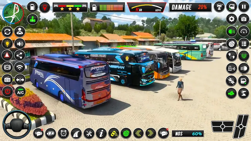 Скачать взломанную Euro Bus Simulator — Bus Games  [МОД Меню] — стабильная версия apk на Андроид screen 3