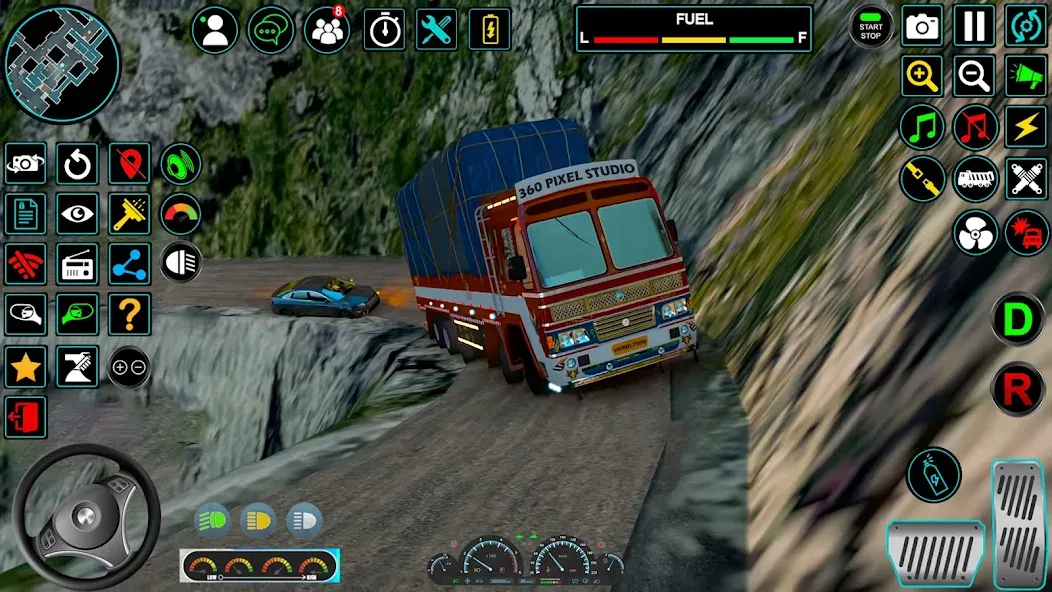 Взломанная Indian Truck Offroad Cargo Sim (Индийский грузовик   )  [МОД Mega Pack] — полная версия apk на Андроид screen 1