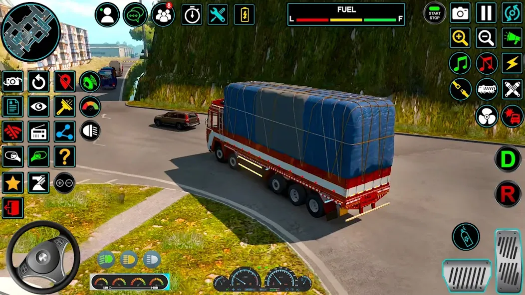 Взломанная Indian Truck Offroad Cargo Sim (Индийский грузовик   )  [МОД Mega Pack] — полная версия apk на Андроид screen 2