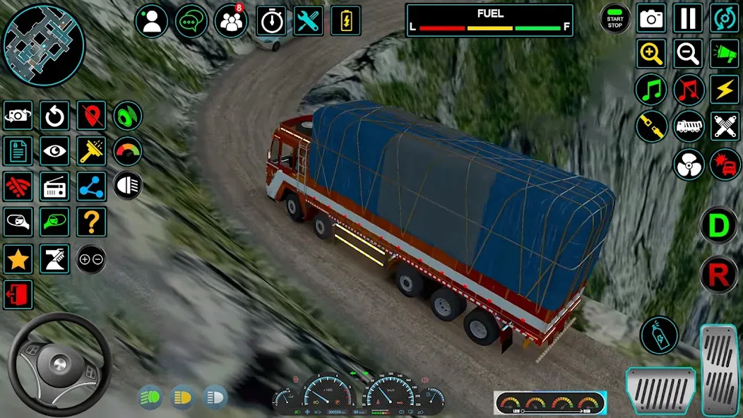 Взломанная Indian Truck Offroad Cargo Sim (Индийский грузовик   )  [МОД Mega Pack] — полная версия apk на Андроид screen 4