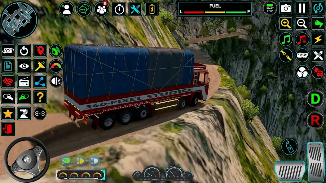 Взломанная Indian Truck Offroad Cargo Sim (Индийский грузовик   )  [МОД Mega Pack] — полная версия apk на Андроид screen 5