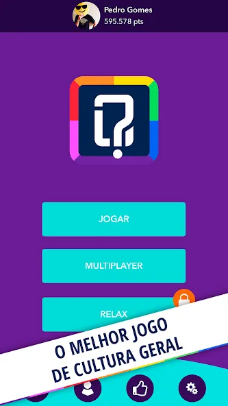 Скачать взломанную Quizit — Trivia Português (Квизит)  [МОД Menu] — последняя версия apk на Андроид screen 1