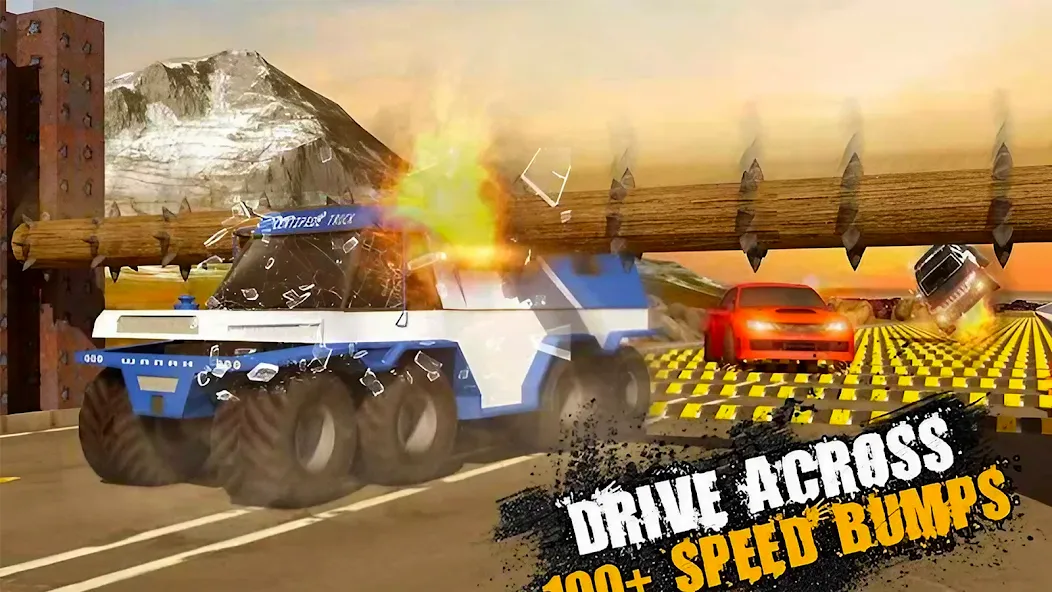 Скачать взлом Car Crash Speed Bump Car Games  [МОД Много денег] — полная версия apk на Андроид screen 5
