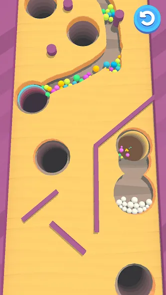 Взломанная Sand Balls — Puzzle Game (Сэнд Боллс)  [МОД Меню] — последняя версия apk на Андроид screen 3