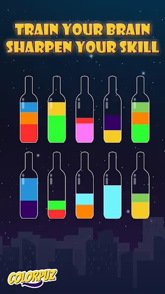 Взлом Colorpuz — Water Sort Puzzle (Колорпаз)  [МОД Menu] — стабильная версия apk на Андроид screen 2