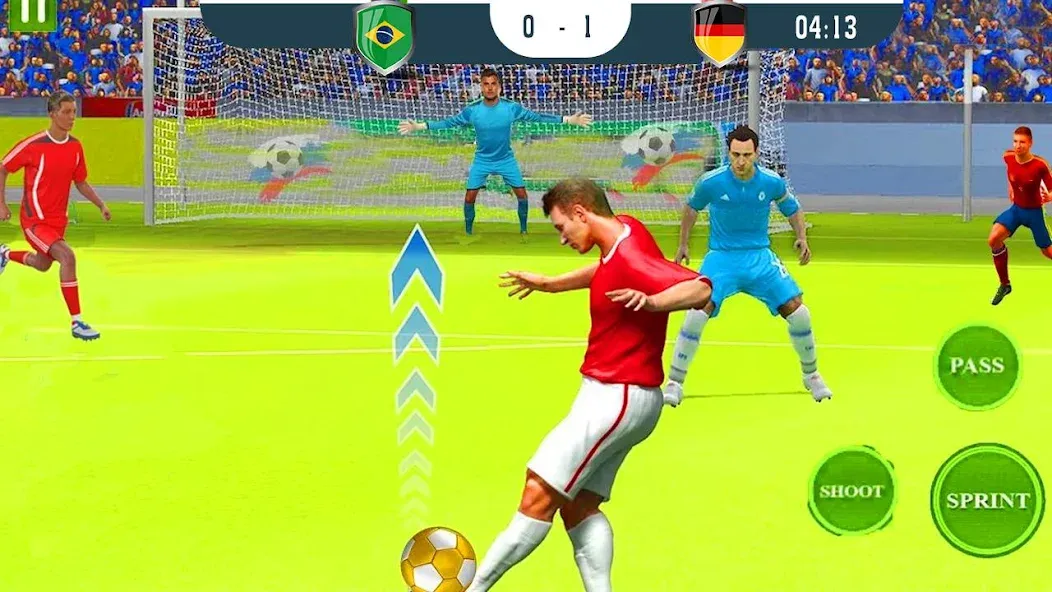 Скачать взлом ultimate football game 2024  [МОД Бесконечные монеты] — стабильная версия apk на Андроид screen 2