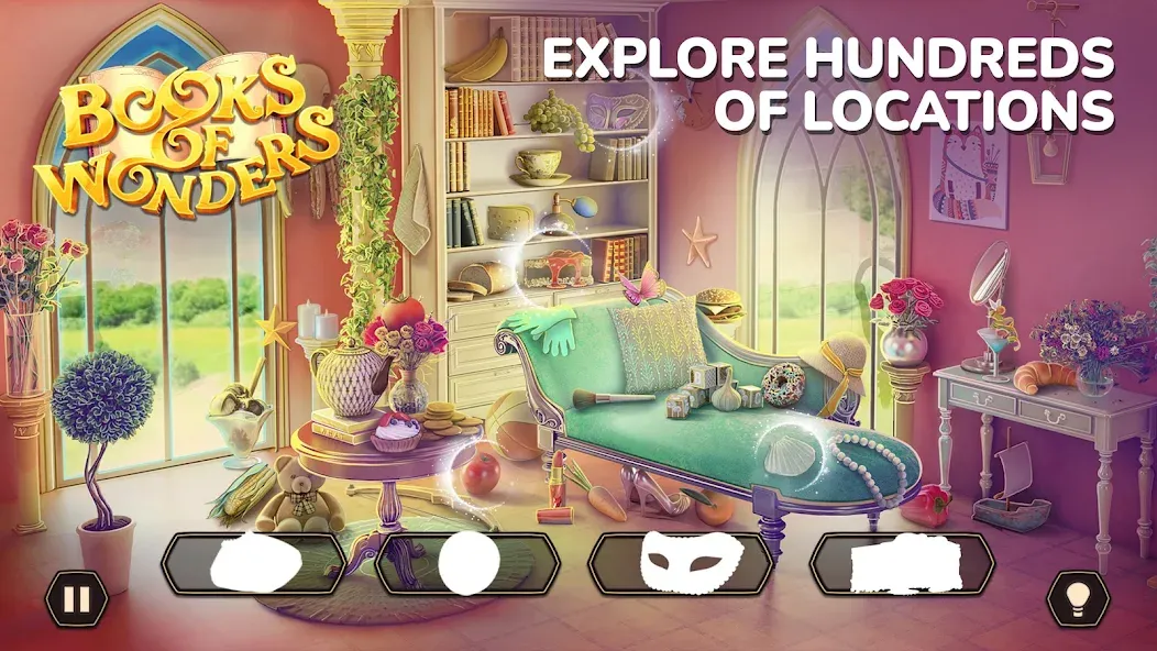 Скачать взломанную Books of Wonder Hidden Objects  [МОД Все открыто] — полная версия apk на Андроид screen 3