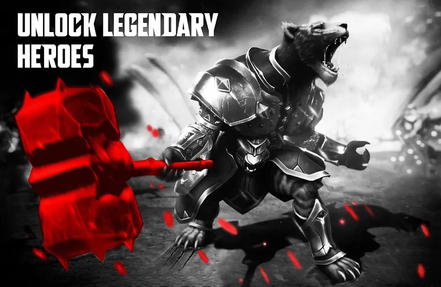 Взломанная Blitz: Rise of Heroes (Блиц)  [МОД Unlocked] — последняя версия apk на Андроид screen 2