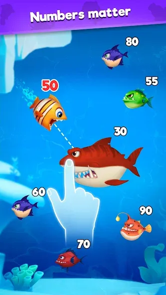 Взломанная Fish Go.io — Be the fish king  [МОД Бесконечные монеты] — стабильная версия apk на Андроид screen 2