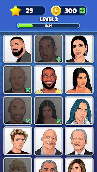 Взломанная Who is it? Celeb Quiz Trivia  [МОД Много денег] — полная версия apk на Андроид screen 3