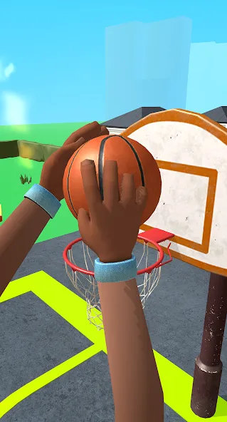 Скачать взлом Dribble Hoops (Дрибл Хупс)  [МОД Mega Pack] — стабильная версия apk на Андроид screen 2