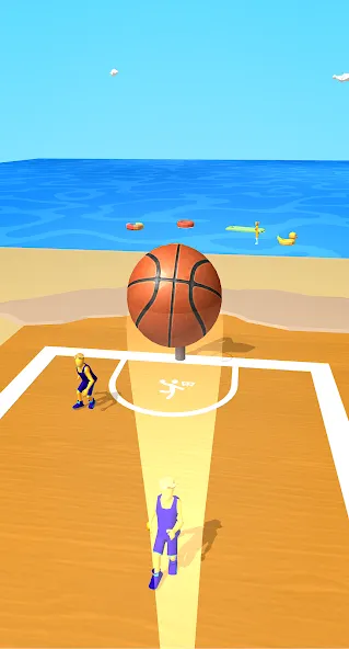 Скачать взлом Dribble Hoops (Дрибл Хупс)  [МОД Mega Pack] — стабильная версия apk на Андроид screen 4