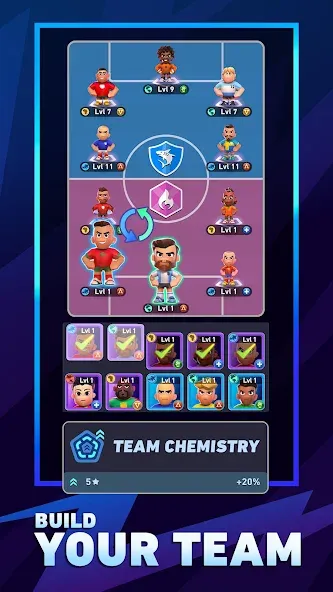 Взлом AFK Football: RPG Soccer Games  [МОД Menu] — стабильная версия apk на Андроид screen 3