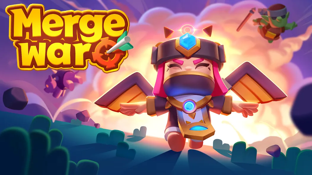 Скачать взломанную Merge War: Super Legion Master (Мердж Вар)  [МОД Menu] — полная версия apk на Андроид screen 1