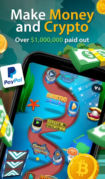 Взломанная Big Time Cash — Make Money (Биг Тайм)  [МОД Много монет] — последняя версия apk на Андроид screen 2