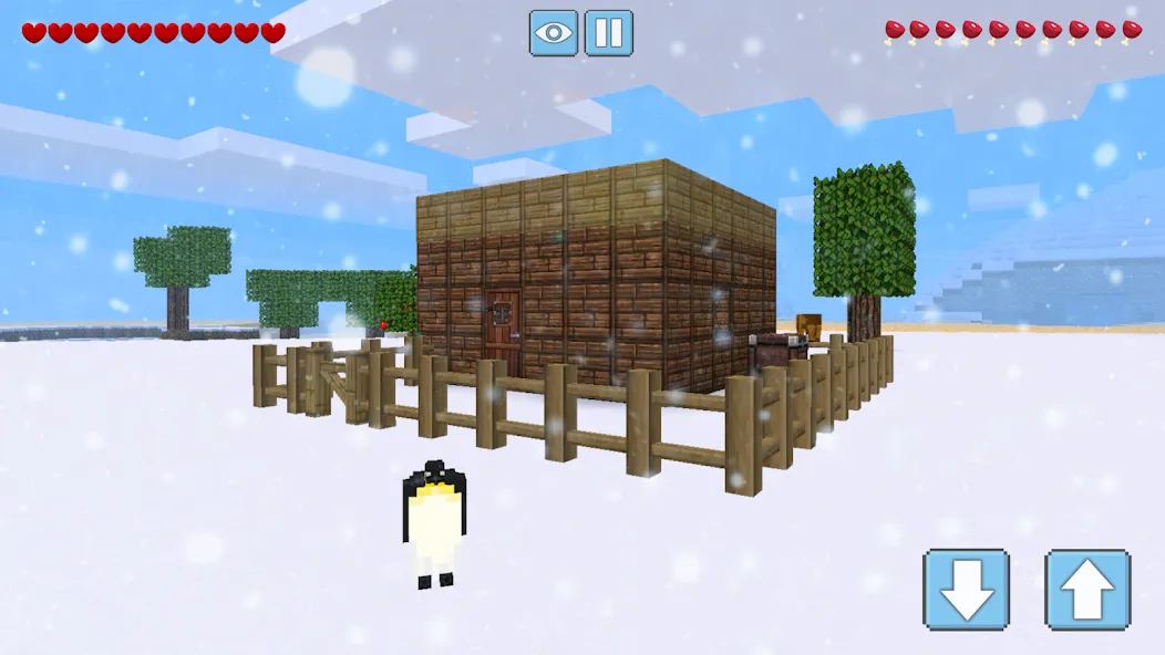 Скачать взлом Winter Craft — Block Craft (Винтер Крафт)  [МОД Все открыто] — стабильная версия apk на Андроид screen 3