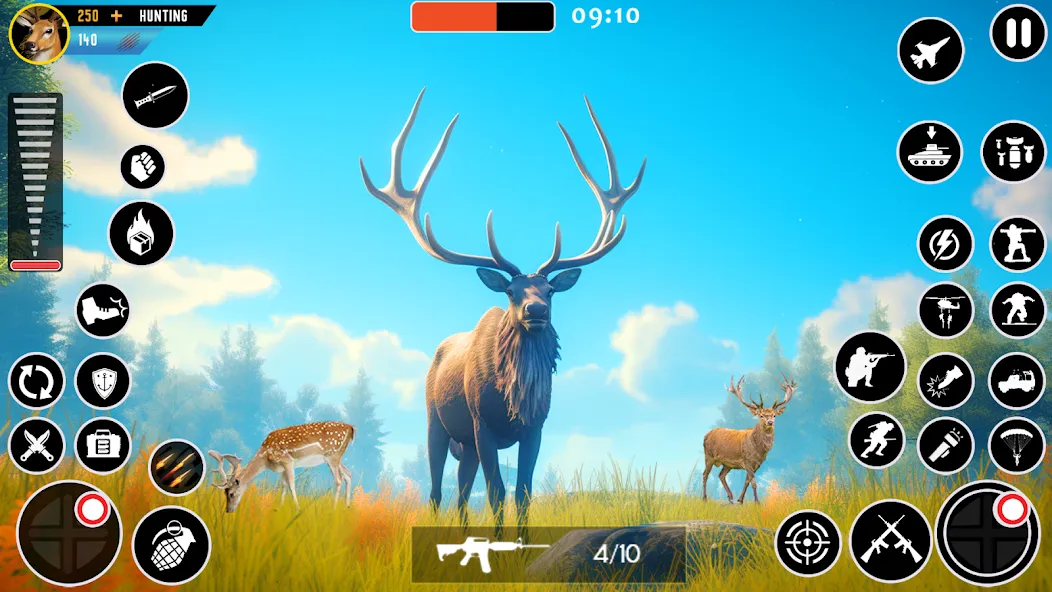 Взлом Wild Animal Deer Hunting Games (Охота на диких зверей с оружием  игры)  [МОД Все открыто] — полная версия apk на Андроид screen 4