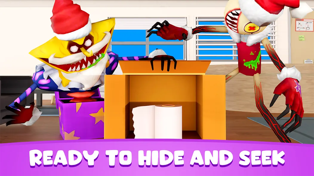 Взломанная Hide and Go Seek: Monster Hunt (Хайд энд Гоу Сик)  [МОД Menu] — стабильная версия apk на Андроид screen 1