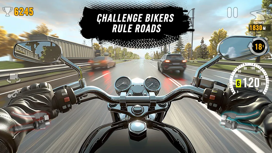 Скачать взломанную Motor Tour: Biker's Challenge (Мотор Тур)  [МОД Unlocked] — полная версия apk на Андроид screen 2