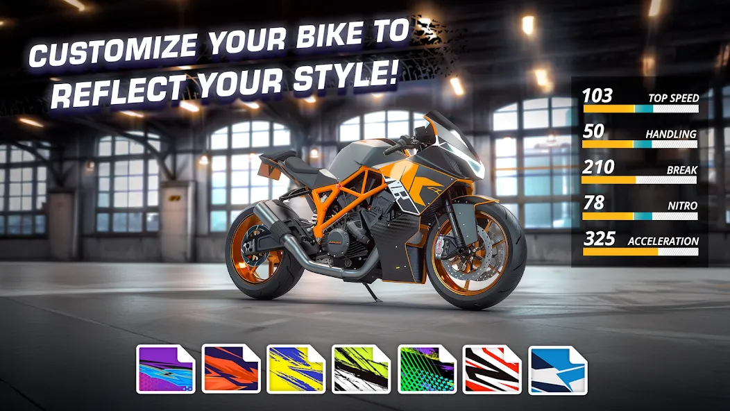 Скачать взлом Motor Bike: Xtreme Races  [МОД Много монет] — стабильная версия apk на Андроид screen 4