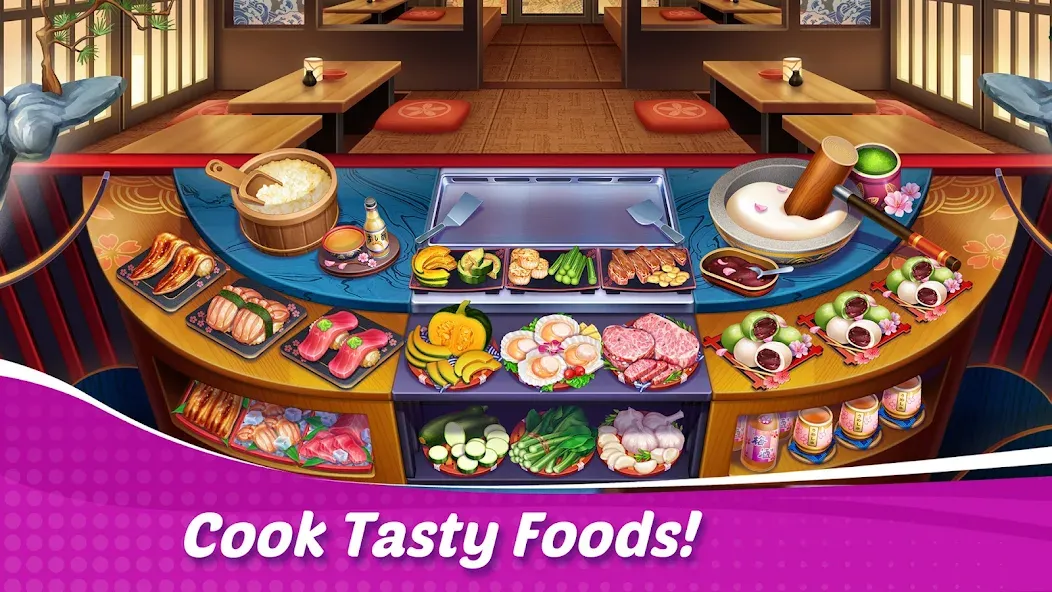 Скачать взломанную Cooking Wonder: Cooking Games  [МОД Unlimited Money] — полная версия apk на Андроид screen 1