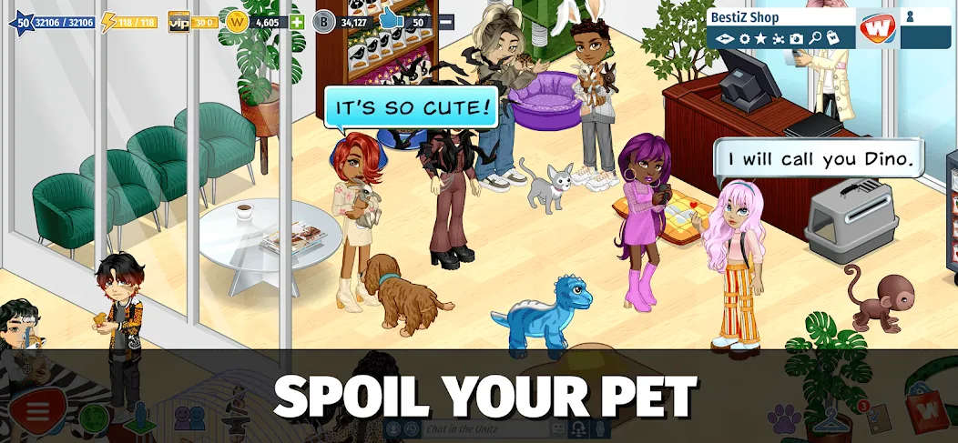 Взлом Woozworld — Virtual World (Вузворлд)  [МОД Бесконечные деньги] — полная версия apk на Андроид screen 3