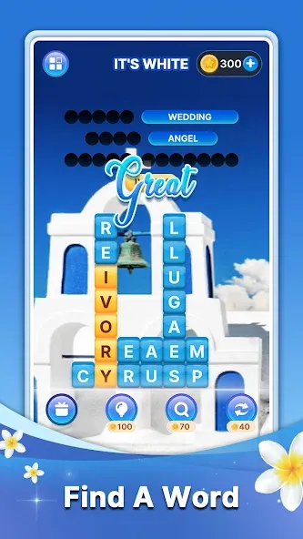 Скачать взломанную Word Search Block Puzzle Game  [МОД Бесконечные деньги] — полная версия apk на Андроид screen 1