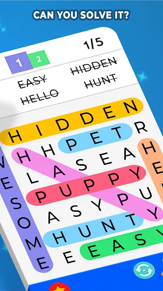 Взломанная Word Search  [МОД Mega Pack] — последняя версия apk на Андроид screen 3