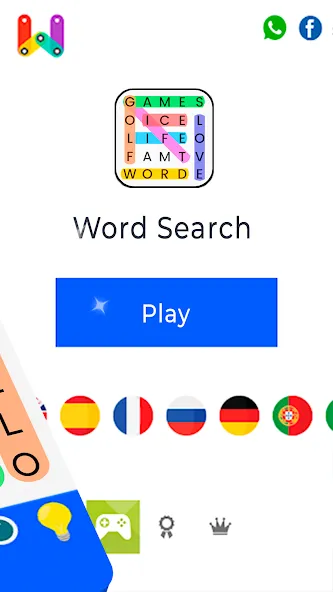 Взломанная Word Search  [МОД Mega Pack] — последняя версия apk на Андроид screen 4