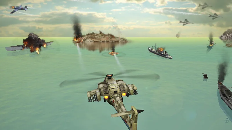 Взломанная Gunship Strike 3D  [МОД Много монет] — последняя версия apk на Андроид screen 2