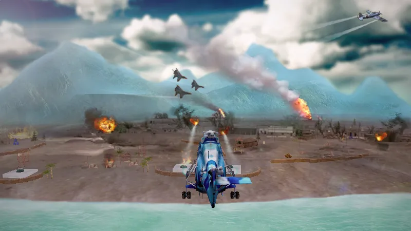 Взломанная Gunship Strike 3D  [МОД Много монет] — последняя версия apk на Андроид screen 5