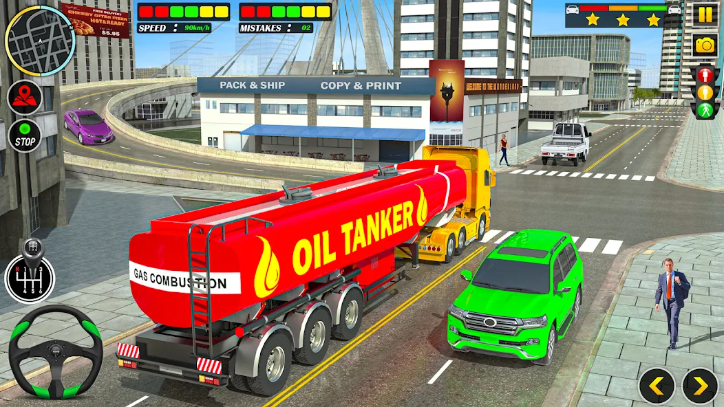 Скачать взломанную Offroad Oil Tanker Truck Games (Оффроуд Игры на машинецистерне для нефти)  [МОД Бесконечные деньги] — полная версия apk на Андроид screen 2