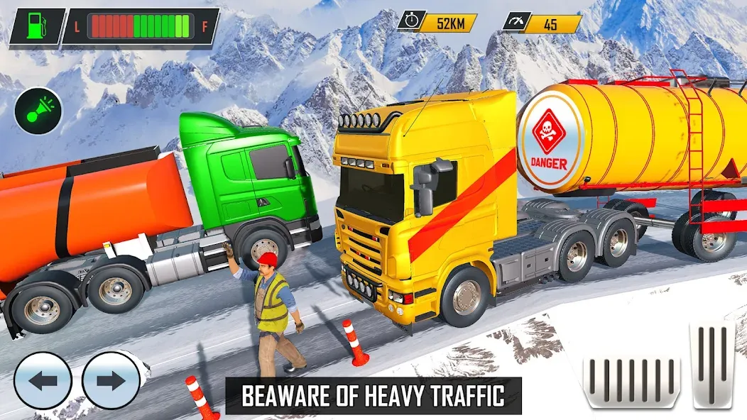 Скачать взломанную Offroad Oil Tanker Truck Games (Оффроуд Игры на машинецистерне для нефти)  [МОД Бесконечные деньги] — полная версия apk на Андроид screen 4