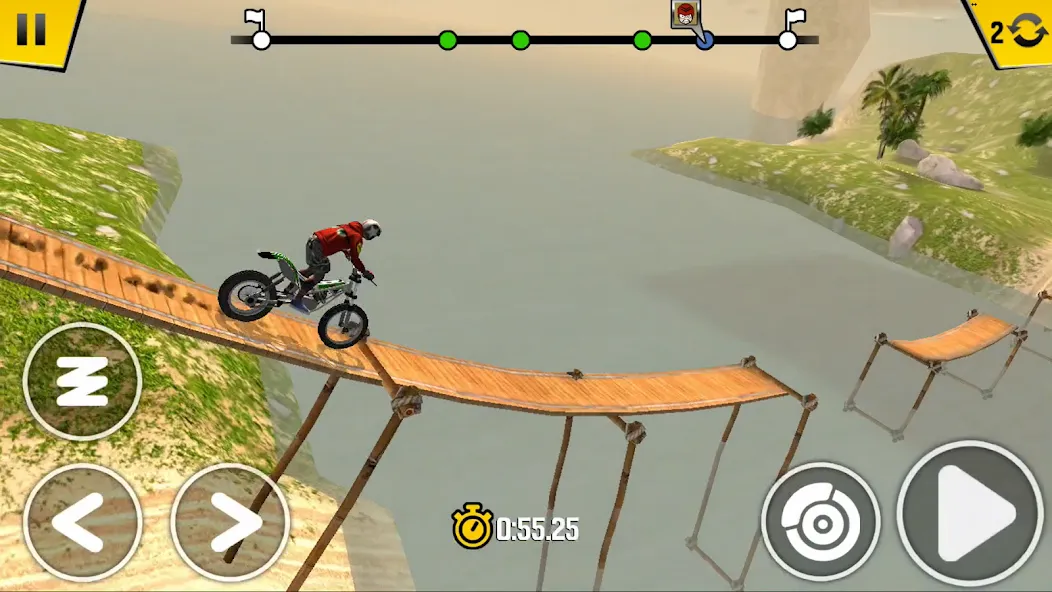 Скачать взломанную Trial Xtreme 4 Bike Racing (Триал Экстрим 4 Гонки на мотоциклах)  [МОД Unlocked] — полная версия apk на Андроид screen 1