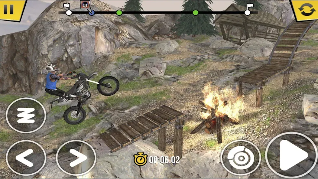 Скачать взломанную Trial Xtreme 4 Bike Racing (Триал Экстрим 4 Гонки на мотоциклах)  [МОД Unlocked] — полная версия apk на Андроид screen 5