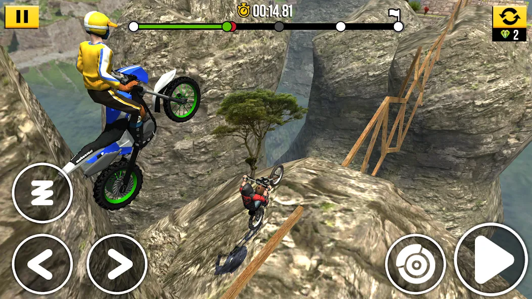 Скачать взломанную Trial Xtreme Legends (Триал Экстрим Легенды)  [МОД Много монет] — стабильная версия apk на Андроид screen 1