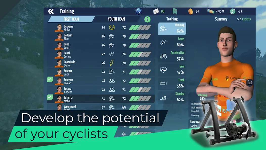 Скачать взломанную Live Cycling Manager 2023 (Лайв Сайклинг Менеджер 2023)  [МОД Unlocked] — стабильная версия apk на Андроид screen 4