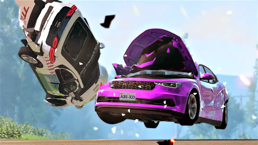 Скачать взлом Car Crash: 3D Mega Demolition (Кар краш)  [МОД Много монет] — полная версия apk на Андроид screen 2