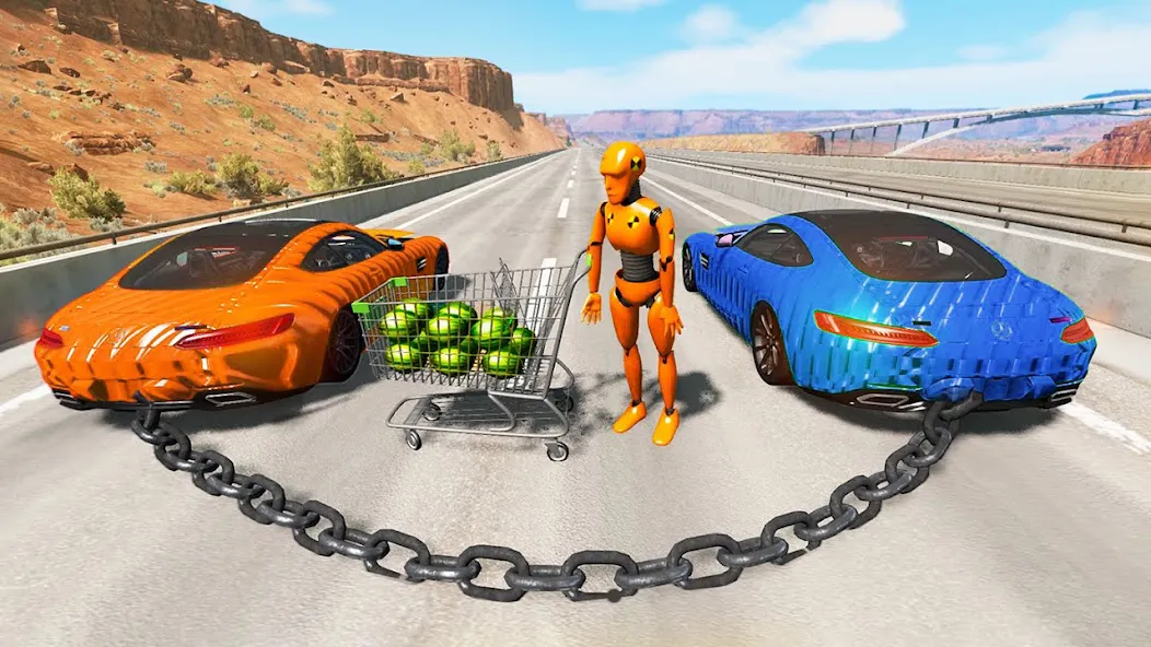 Скачать взлом Car Crash: 3D Mega Demolition (Кар краш)  [МОД Много монет] — полная версия apk на Андроид screen 4