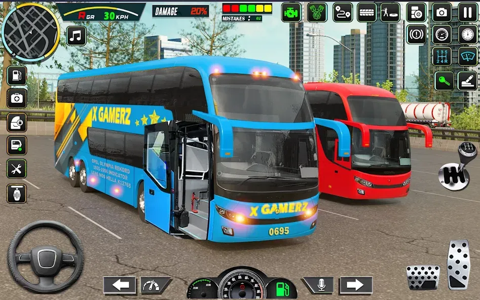 Взломанная City Bus Simulator — Bus Drive  [МОД Menu] — полная версия apk на Андроид screen 2