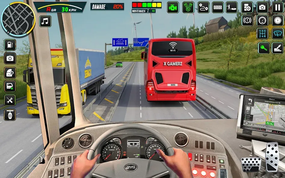 Взломанная City Bus Simulator — Bus Drive  [МОД Menu] — полная версия apk на Андроид screen 3