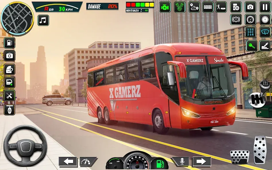 Взломанная City Bus Simulator — Bus Drive  [МОД Menu] — полная версия apk на Андроид screen 4