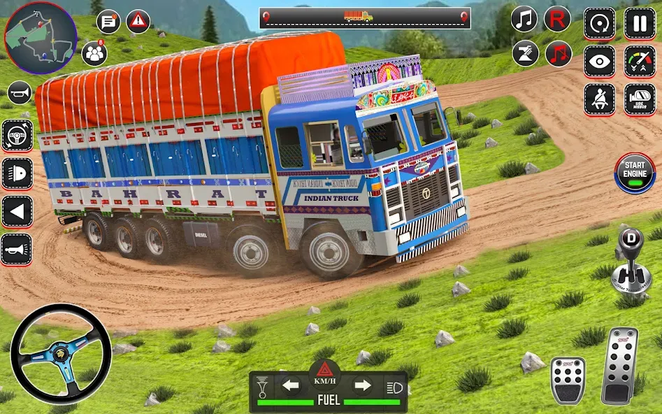 Взломанная Indian Truck Drive Truck Games (Индийский грузовой симулятор)  [МОД Много монет] — стабильная версия apk на Андроид screen 3