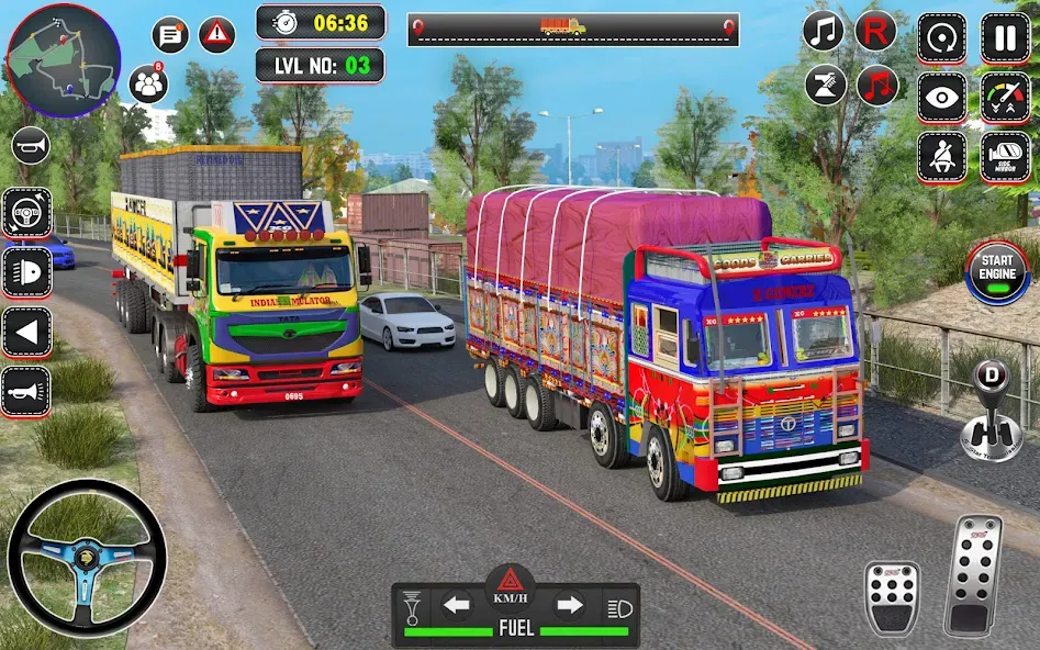 Взломанная Indian Truck Drive Truck Games (Индийский грузовой симулятор)  [МОД Много монет] — стабильная версия apk на Андроид screen 4