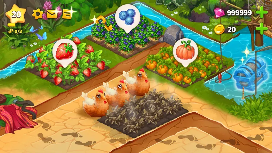 Взломанная Island Hoppers: Jungle Farm (Айслэнд Квеставэй)  [МОД Unlocked] — стабильная версия apk на Андроид screen 2