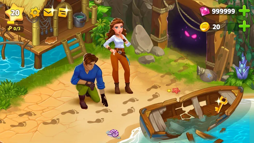 Взломанная Island Hoppers: Jungle Farm (Айслэнд Квеставэй)  [МОД Unlocked] — стабильная версия apk на Андроид screen 3